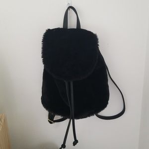Faux Fur Mini Backpack